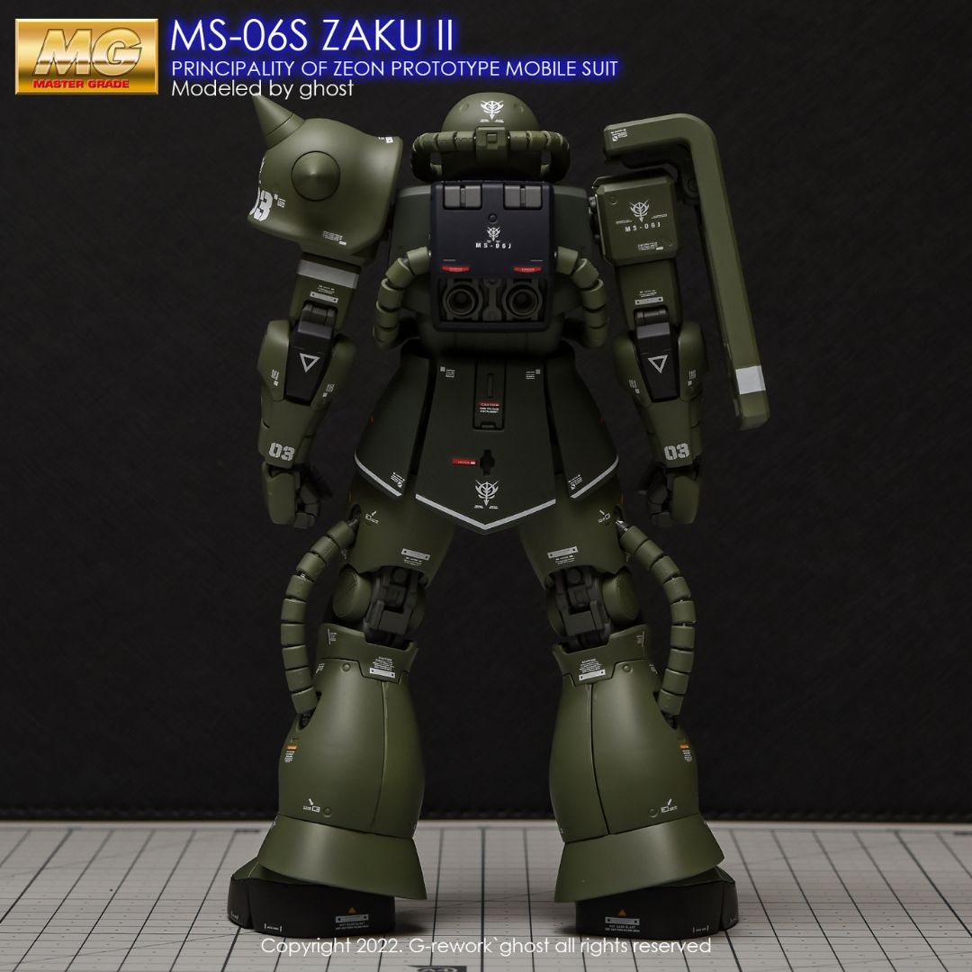 G-Rework Decal - [MG] MS-06S/J ZAKU II 2.0