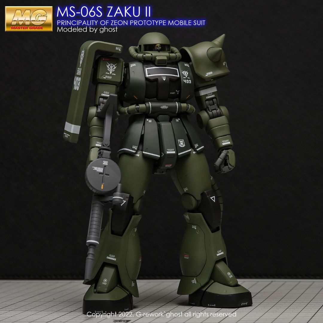 G-Rework Decal - [MG] MS-06S/J ZAKU II 2.0