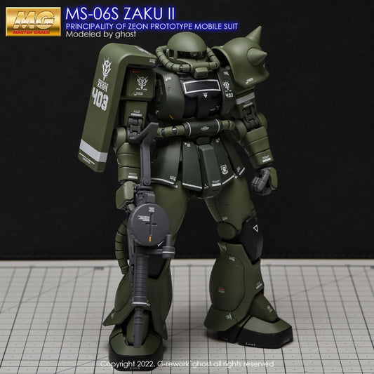 G-Rework Decal - [MG] MS-06S/J ZAKU II 2.0