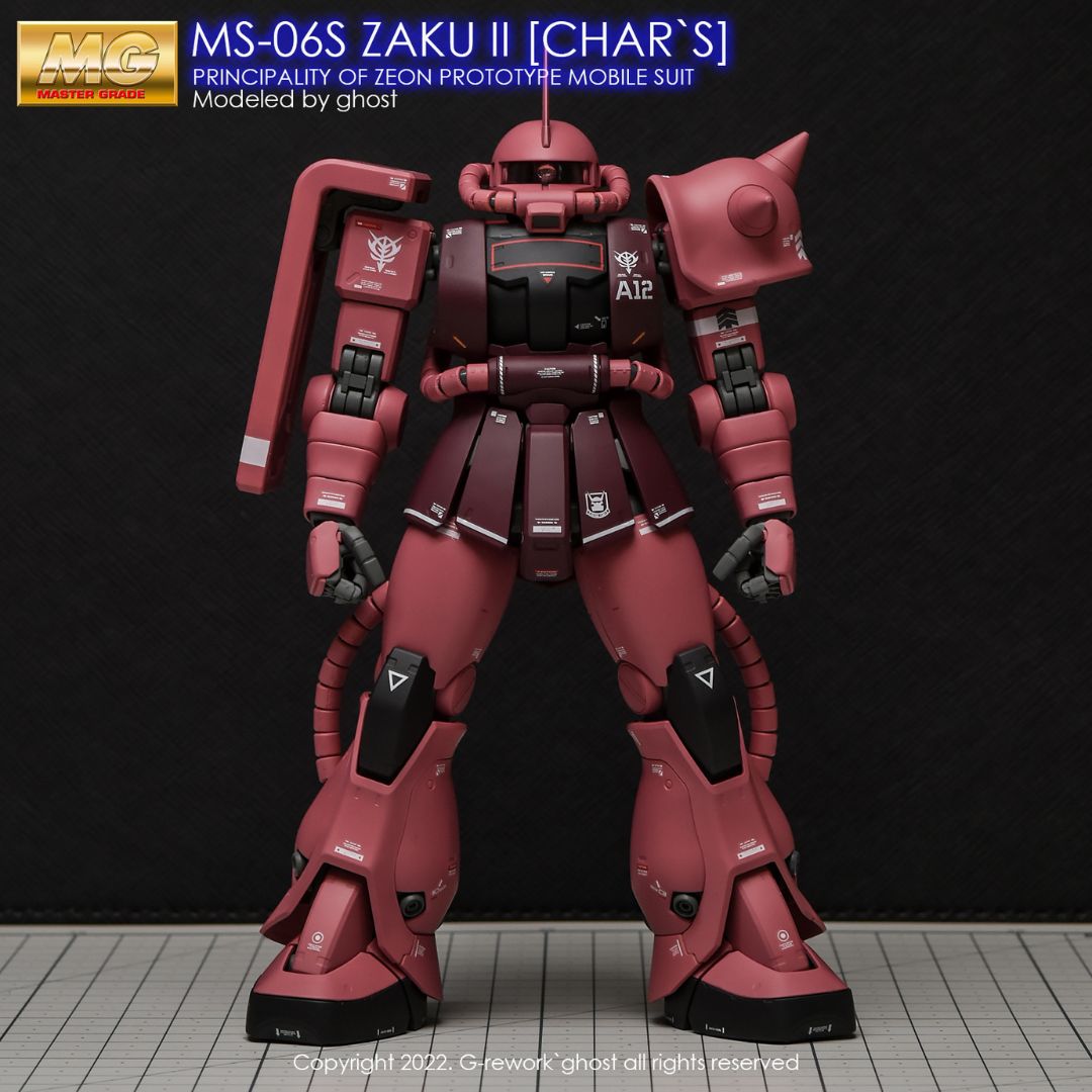 G-Rework Decal - [MG] MS-06S CHAR`S ZAKU II 2.0