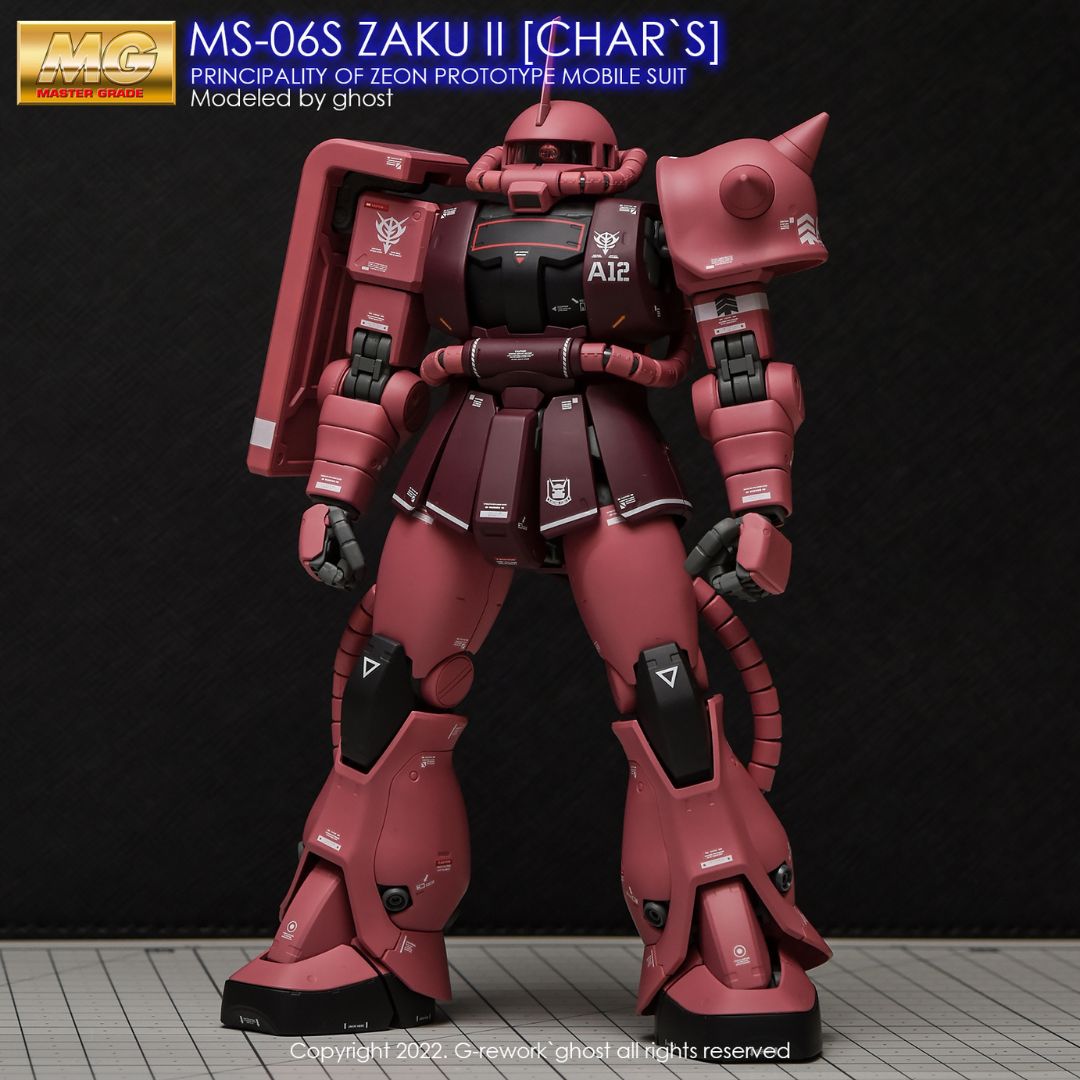 G-Rework Decal - [MG] MS-06S CHAR`S ZAKU II 2.0