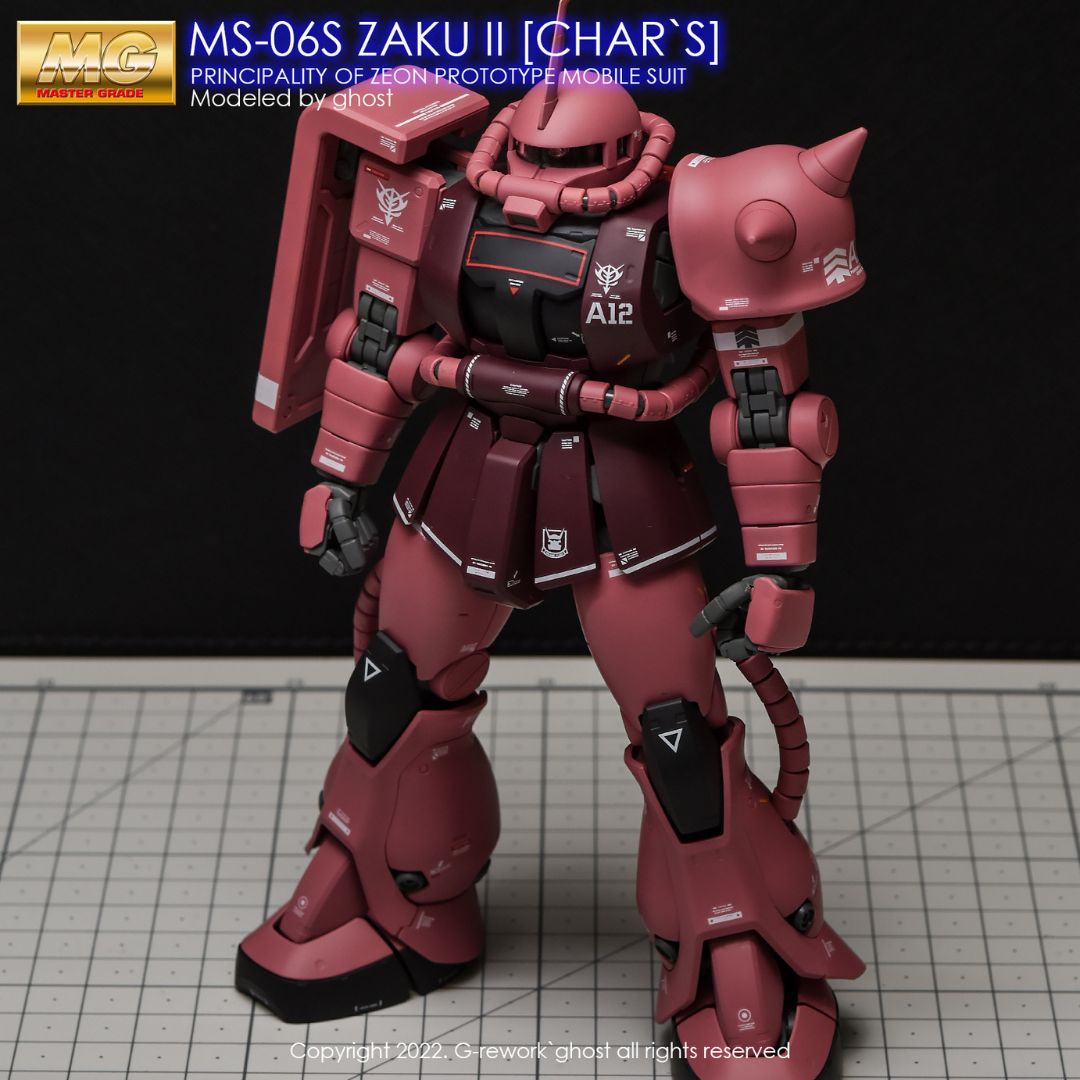 G-Rework Decal - [MG] MS-06S CHAR`S ZAKU II 2.0