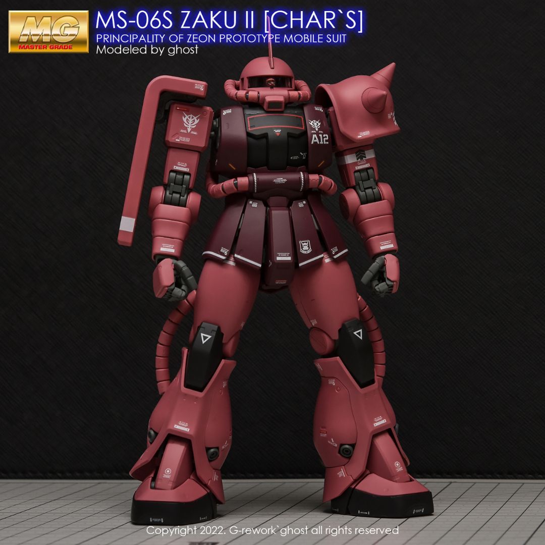 G-Rework Decal - [MG] MS-06S CHAR`S ZAKU II 2.0
