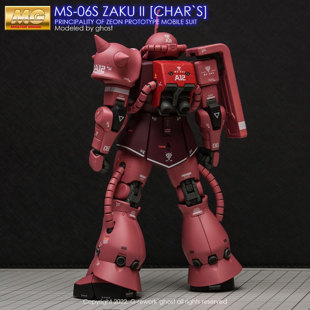 G-Rework Decal - [MG] MS-06S CHAR`S ZAKU II 2.0