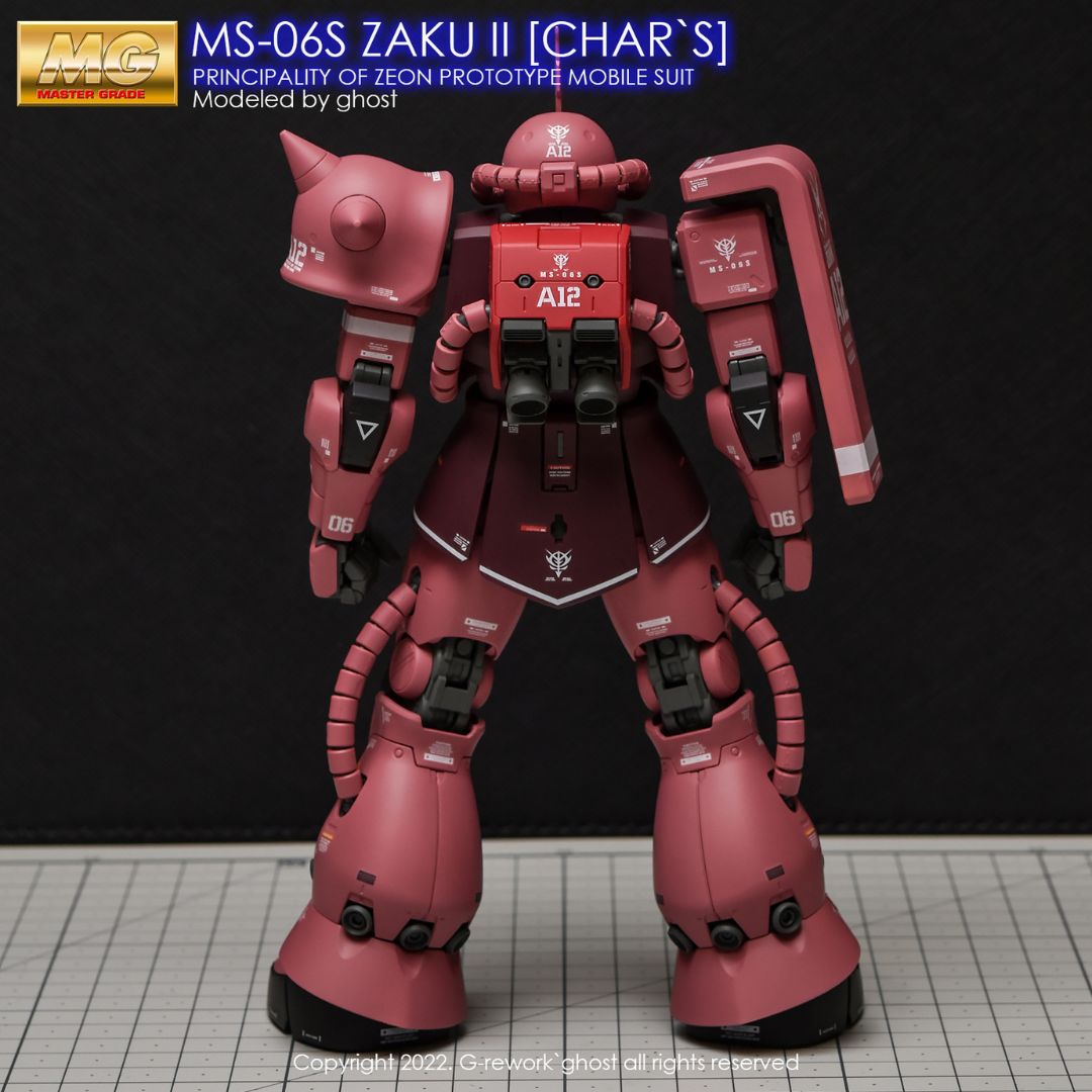 G-Rework Decal - [MG] MS-06S CHAR`S ZAKU II 2.0