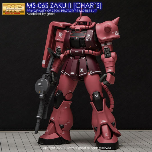 G-Rework Decal - [MG] MS-06S CHAR`S ZAKU II 2.0