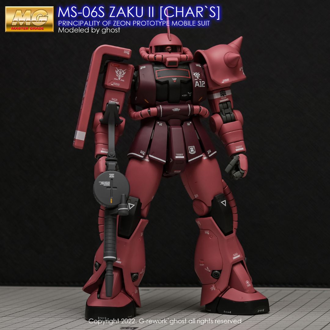 G-Rework Decal - [MG] MS-06S CHAR`S ZAKU II 2.0