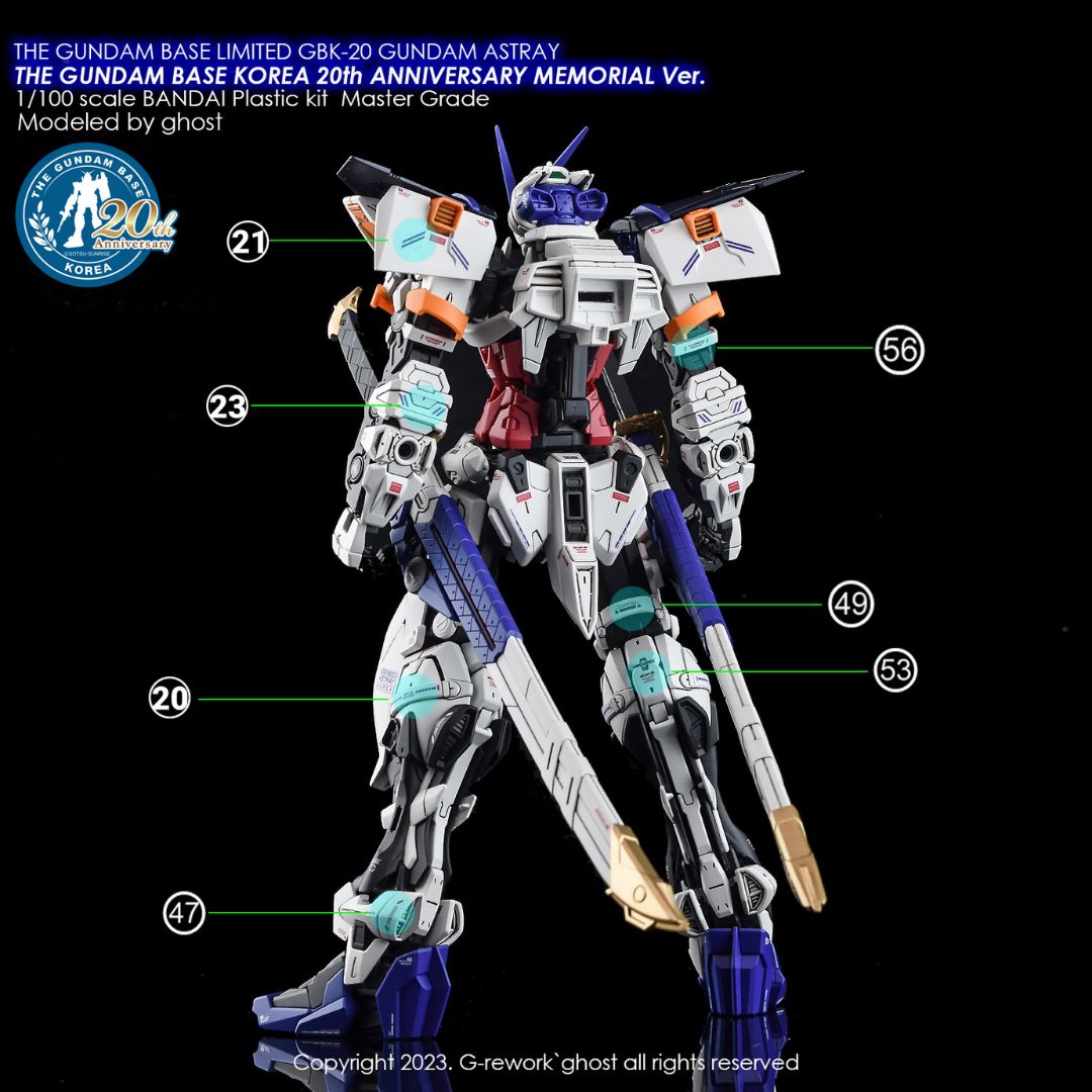 G-Rework Decal - [MG] GBK-20TH GUNDAM ASTRAY (KOREA VER)