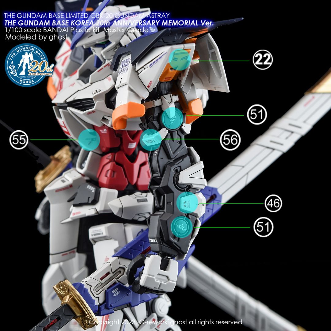 G-Rework Decal - [MG] GBK-20TH GUNDAM ASTRAY (KOREA VER)