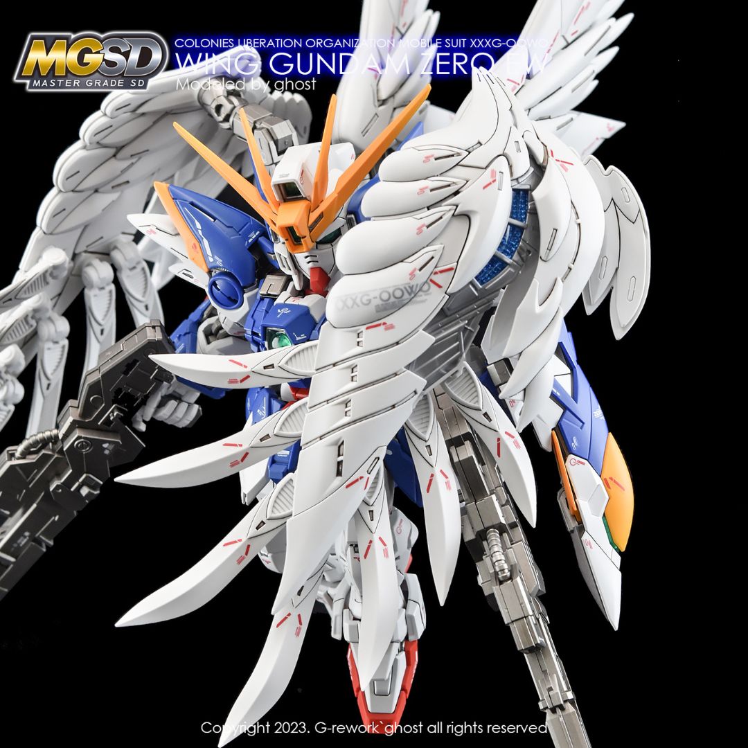G-Rework Decal - [MGSD] XXXG-00W0 WING GUNDAM ZERO EW