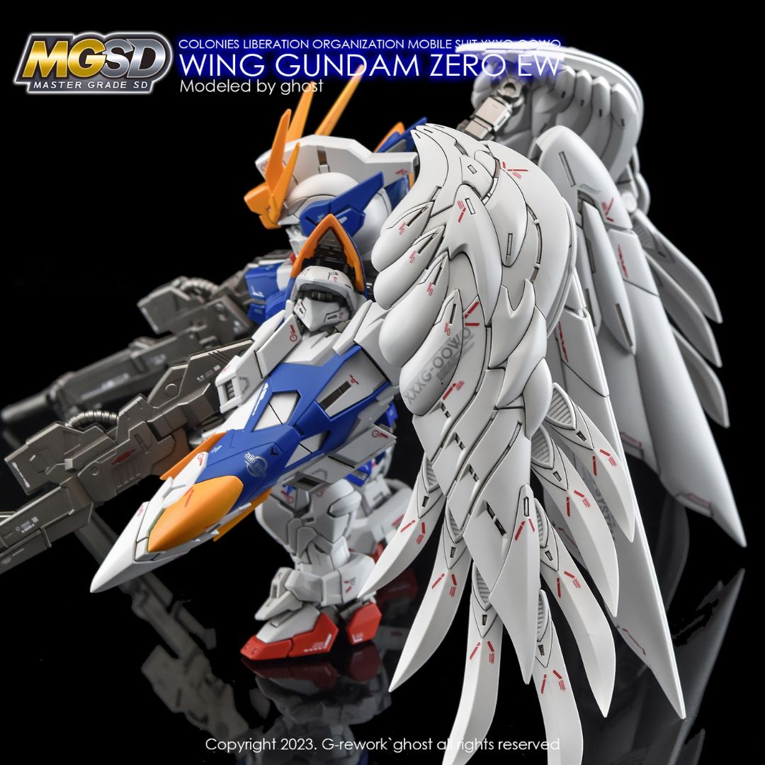 G-Rework Decal - [MGSD] XXXG-00W0 WING GUNDAM ZERO EW