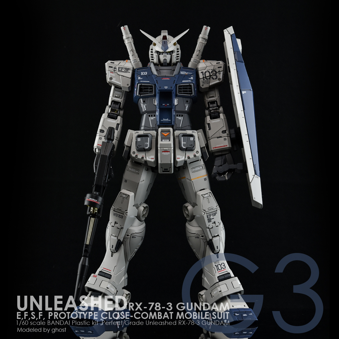 G-Rework Decal - [PG] UNLEASHED RX-78-2 GUNDAM G3 VER