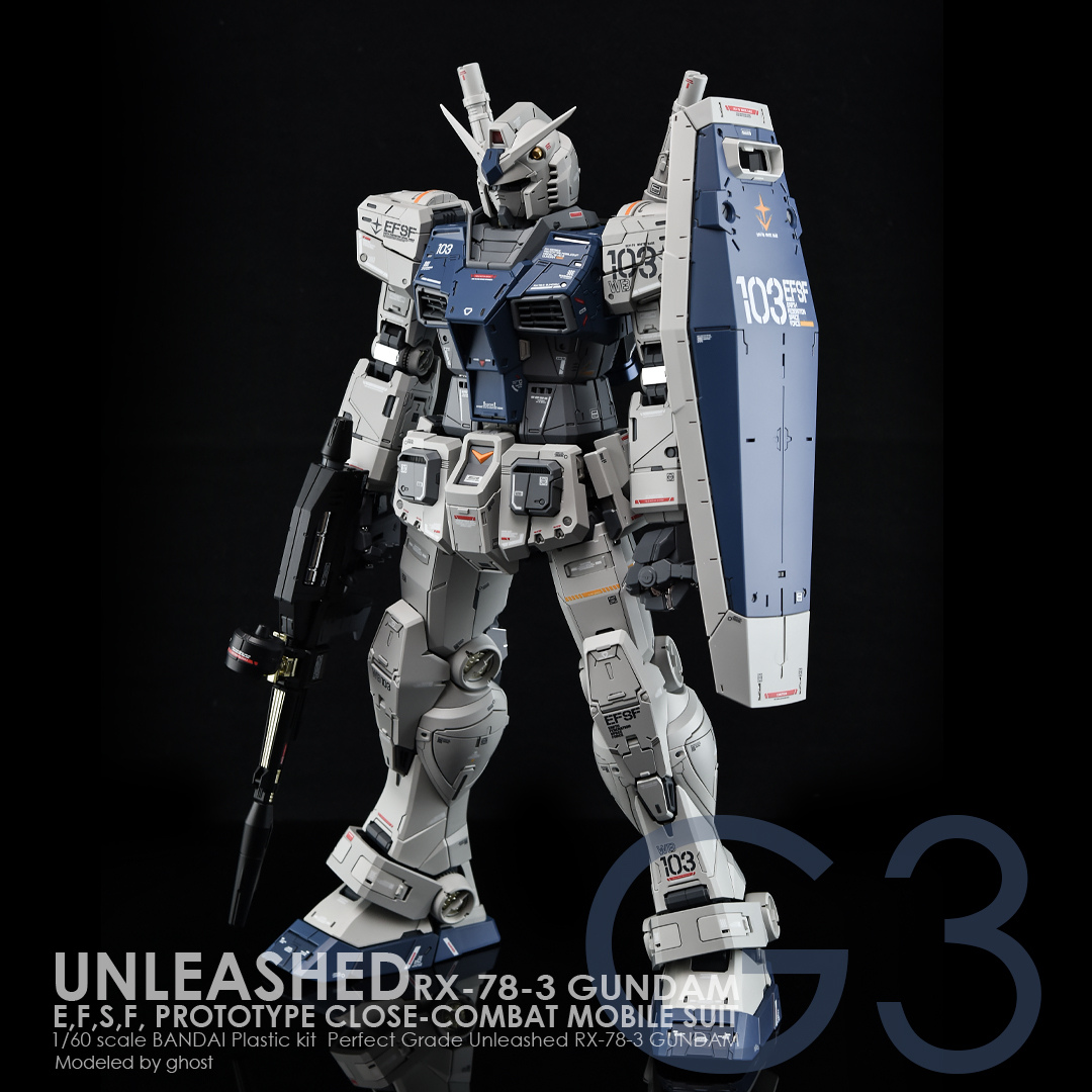 G-Rework Decal - [PG] UNLEASHED RX-78-2 GUNDAM G3 VER
