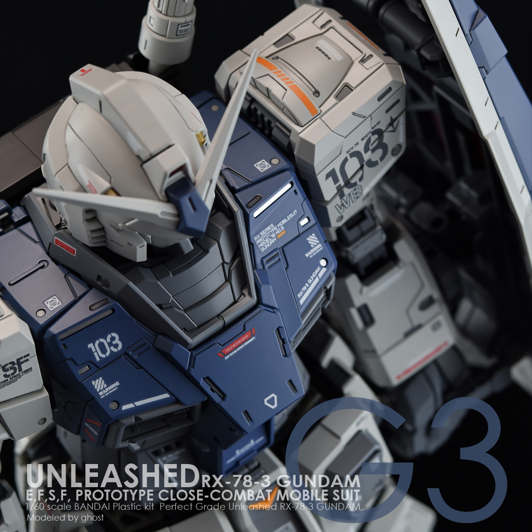 G-Rework Decal - [PG] UNLEASHED RX-78-2 GUNDAM G3 VER