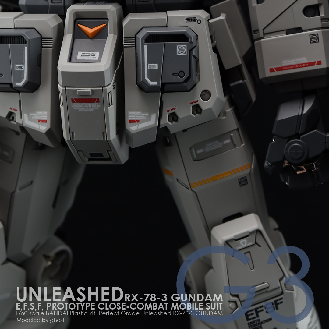 G-Rework Decal - [PG] UNLEASHED RX-78-2 GUNDAM G3 VER