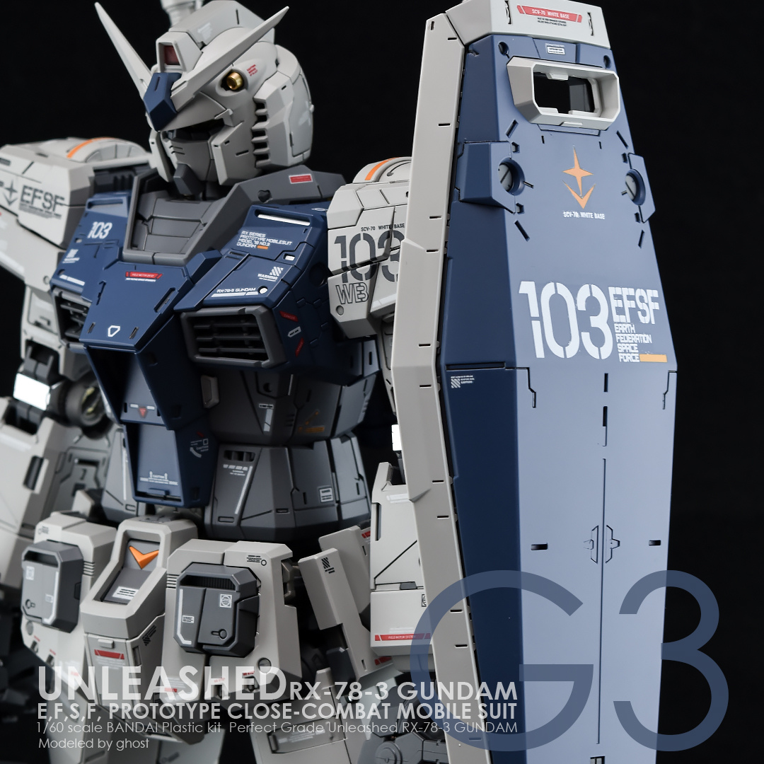 G-Rework Decal - [PG] UNLEASHED RX-78-2 GUNDAM G3 VER