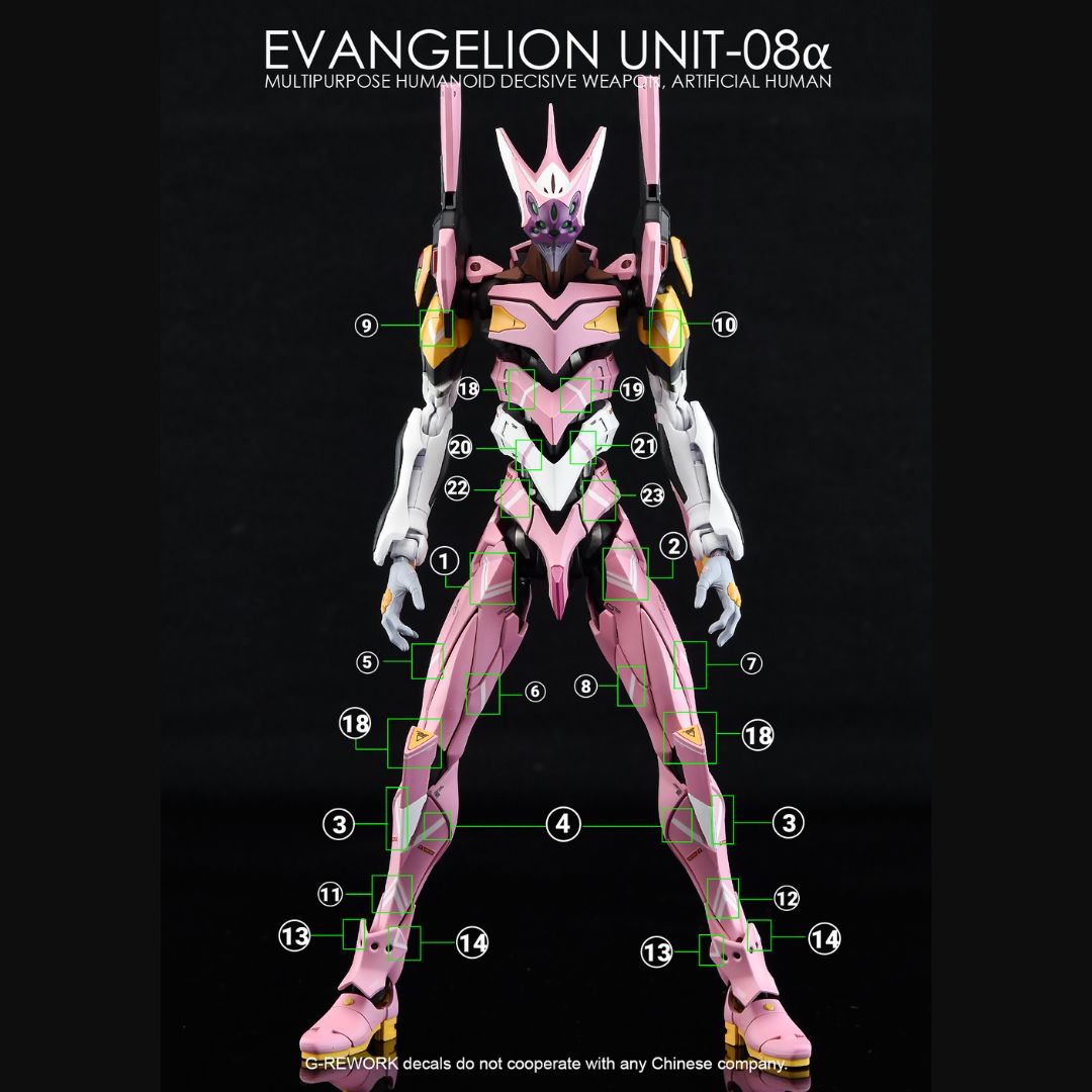 G-Rework Decal - [RG] EVAGELION EVA 08