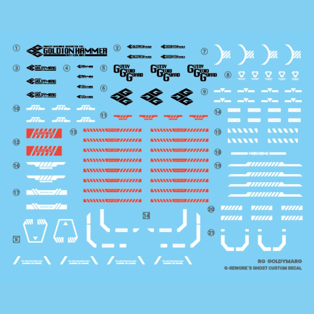 G-Rework Decal - [RG] GOLDYMARG