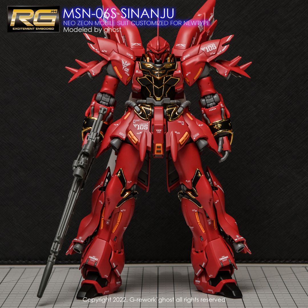 G-Rework Decal - [RG] MSN-06S SINANJU