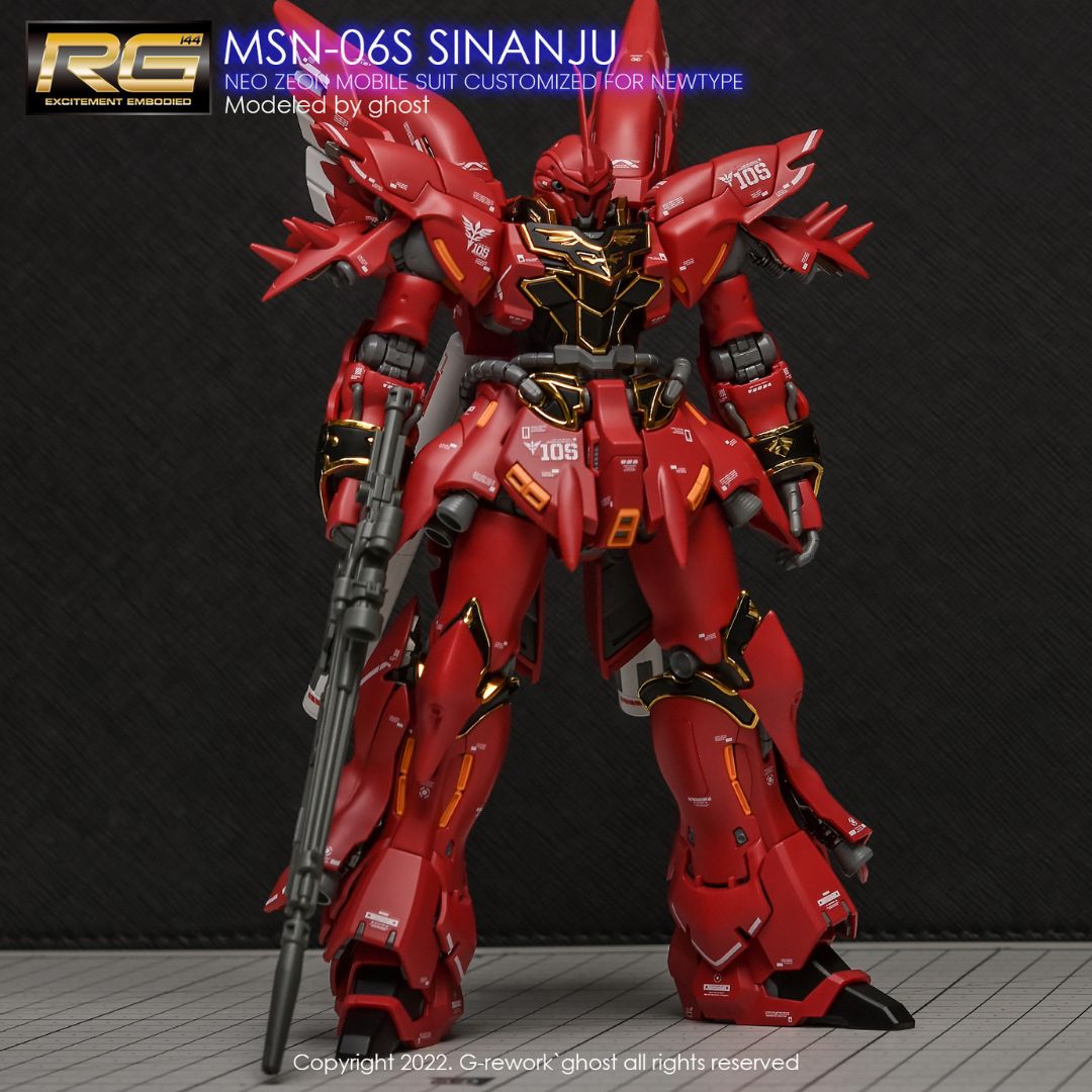 G-Rework Decal - [RG] MSN-06S SINANJU