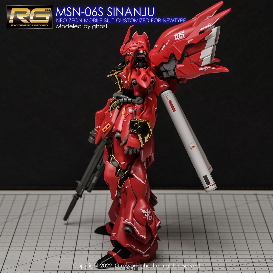 G-Rework Decal - [RG] MSN-06S SINANJU