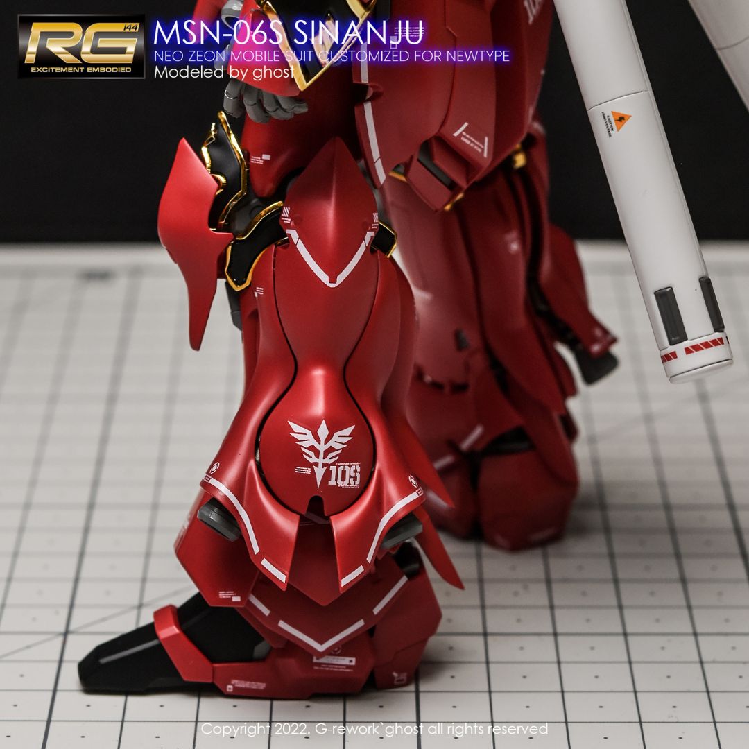 G-Rework Decal - [RG] MSN-06S SINANJU