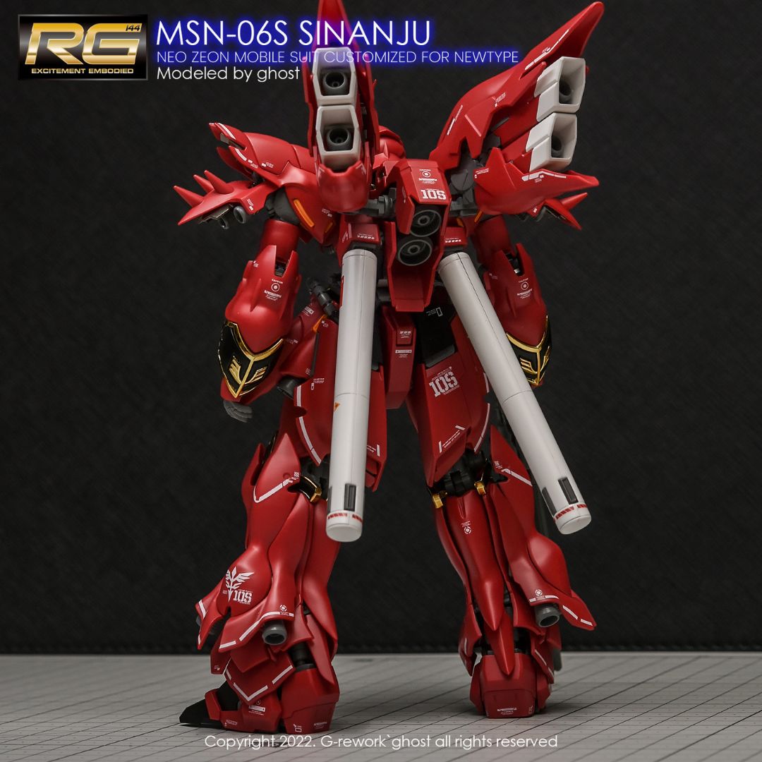G-Rework Decal - [RG] MSN-06S SINANJU