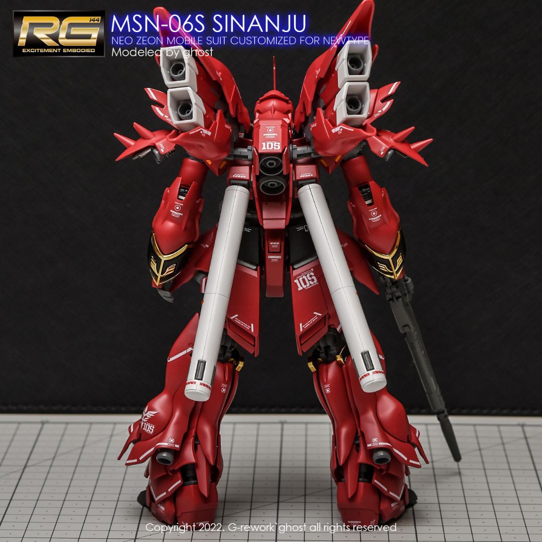 G-Rework Decal - [RG] MSN-06S SINANJU