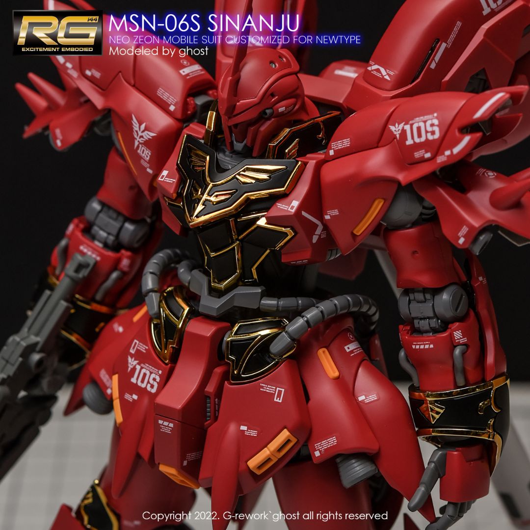 G-Rework Decal - [RG] MSN-06S SINANJU