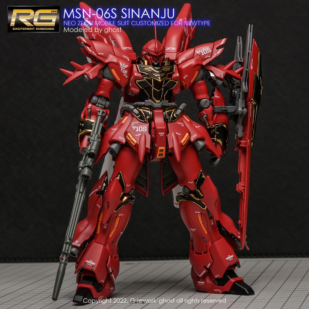 G-Rework Decal - [RG] MSN-06S SINANJU
