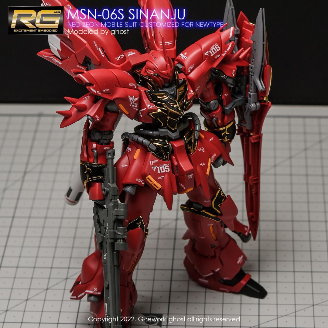 G-Rework Decal - [RG] MSN-06S SINANJU