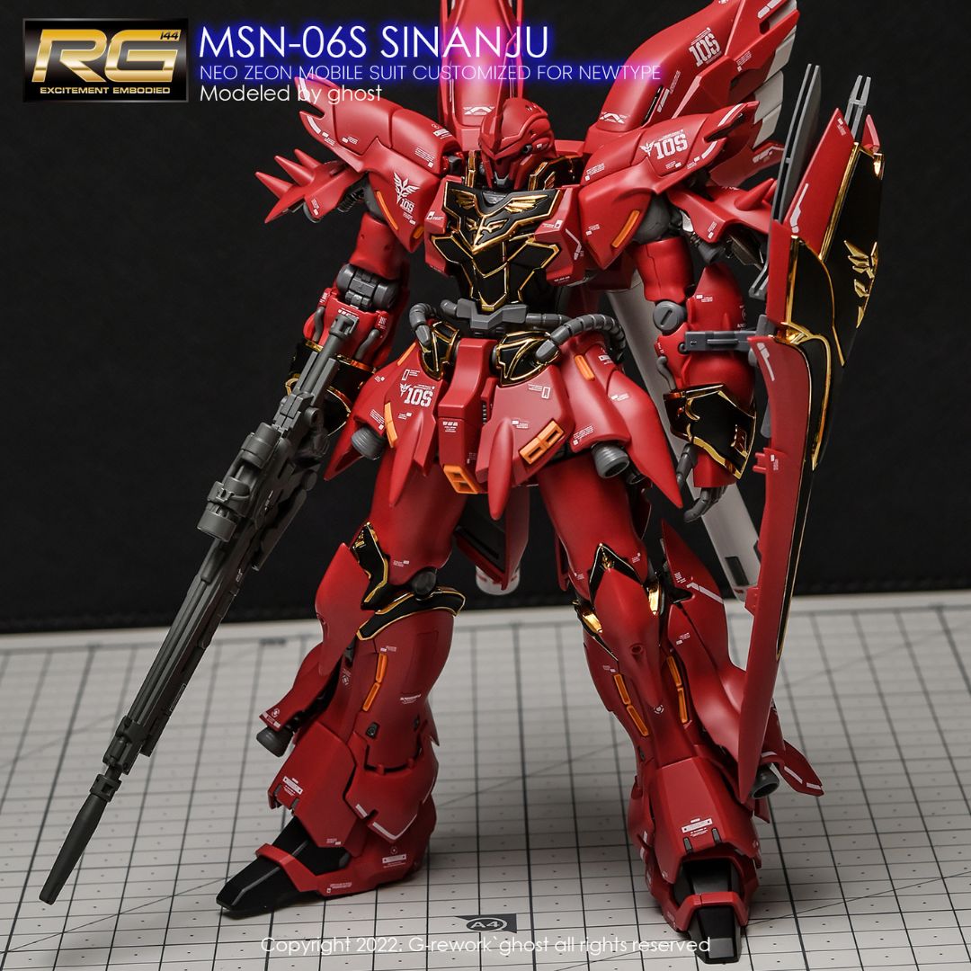 G-Rework Decal - [RG] MSN-06S SINANJU