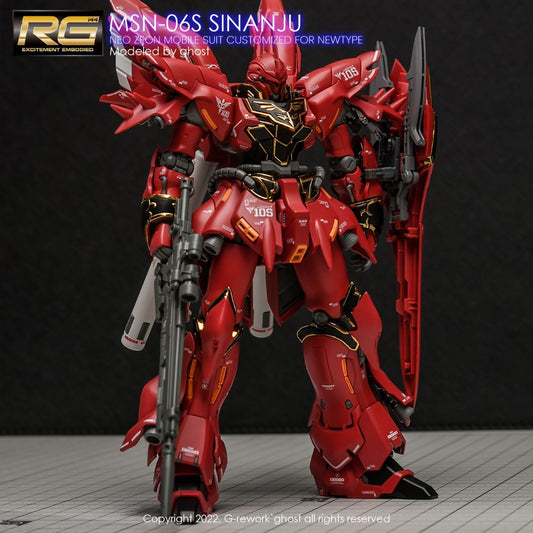 G-Rework Decal - [RG] MSN-06S SINANJU
