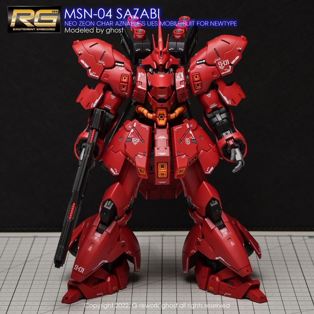 G-Rework Decal - [RG] MSN-04 SAZABI