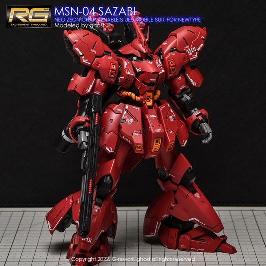 G-Rework Decal - [RG] MSN-04 SAZABI