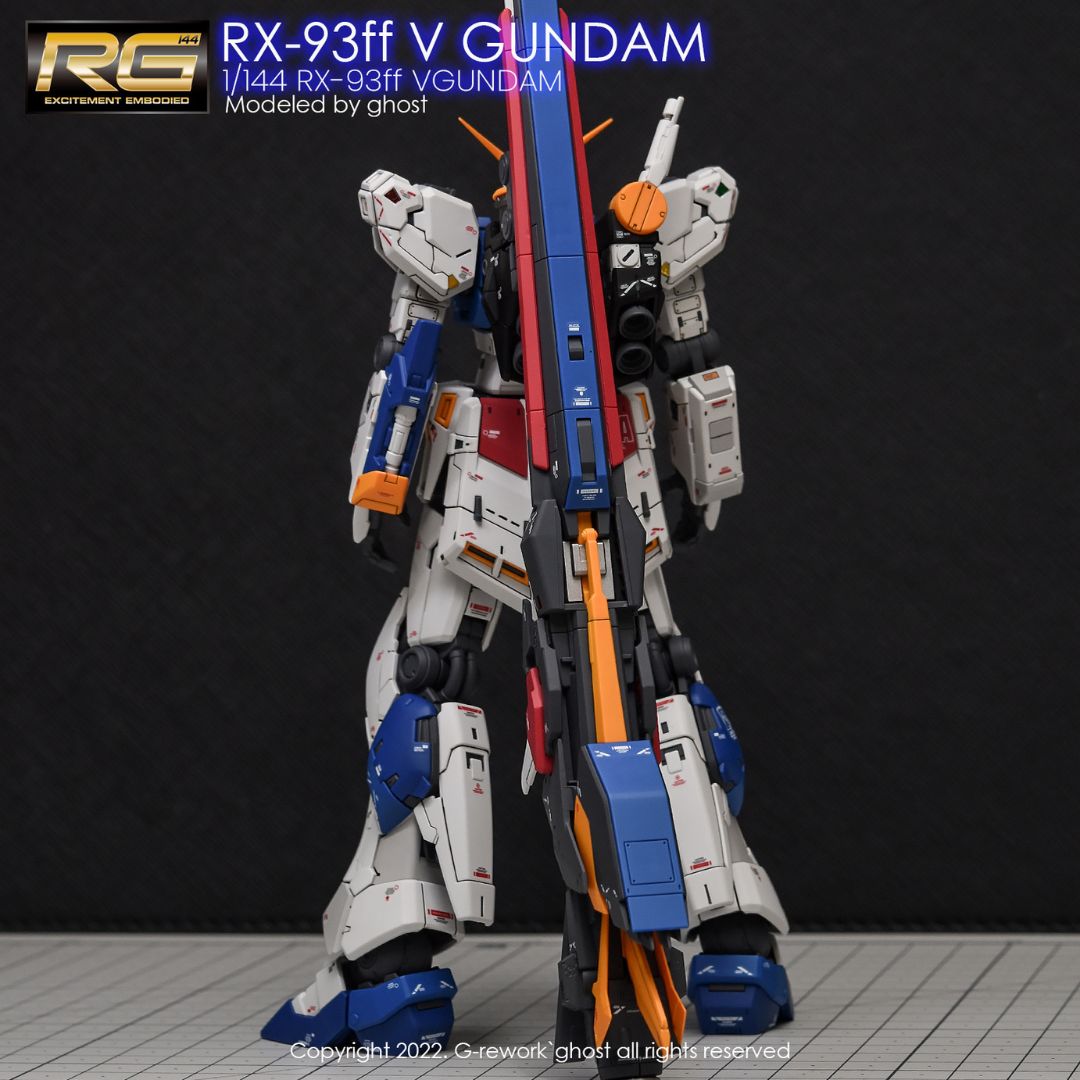 G-Rework Decal - [RG] RX-93FF V GUNDAM