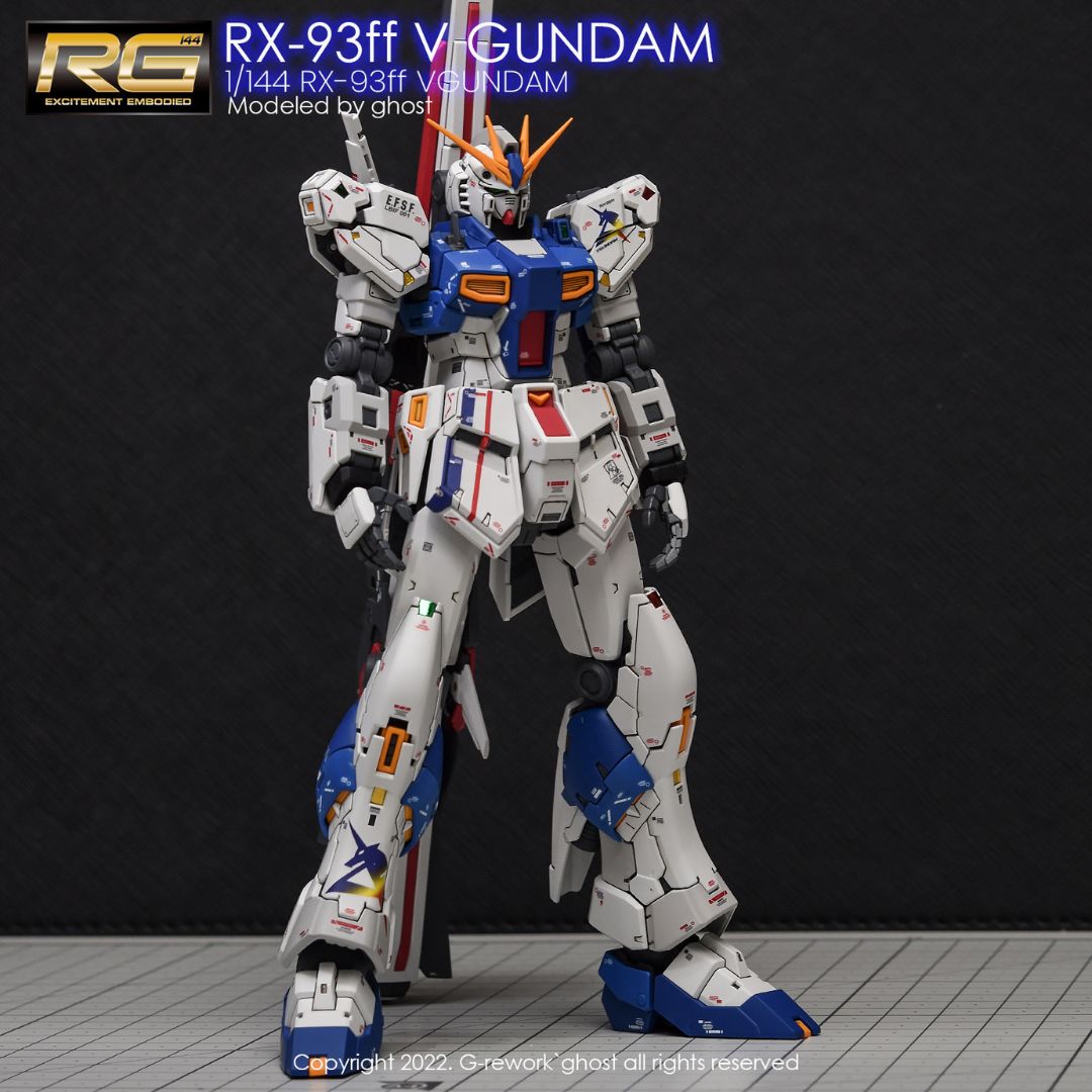 G-Rework Decal - [RG] RX-93FF V GUNDAM