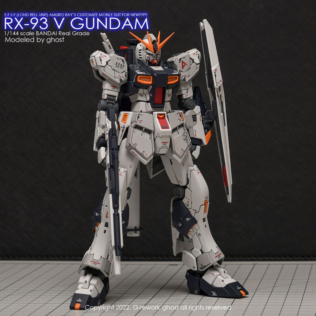 G-Rework Decal - [RG] RX-93 V GUNDAM