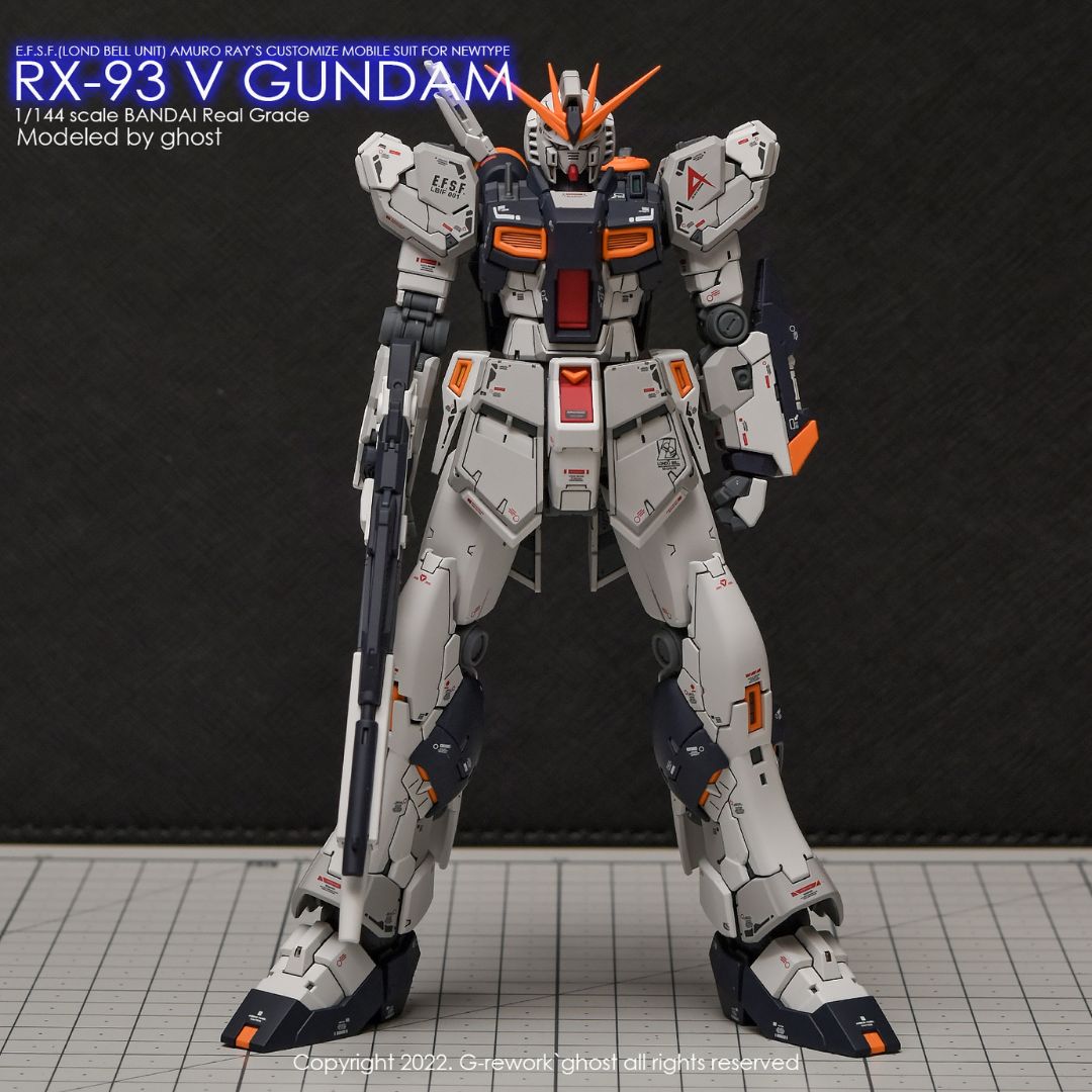 G-Rework Decal - [RG] RX-93 V GUNDAM