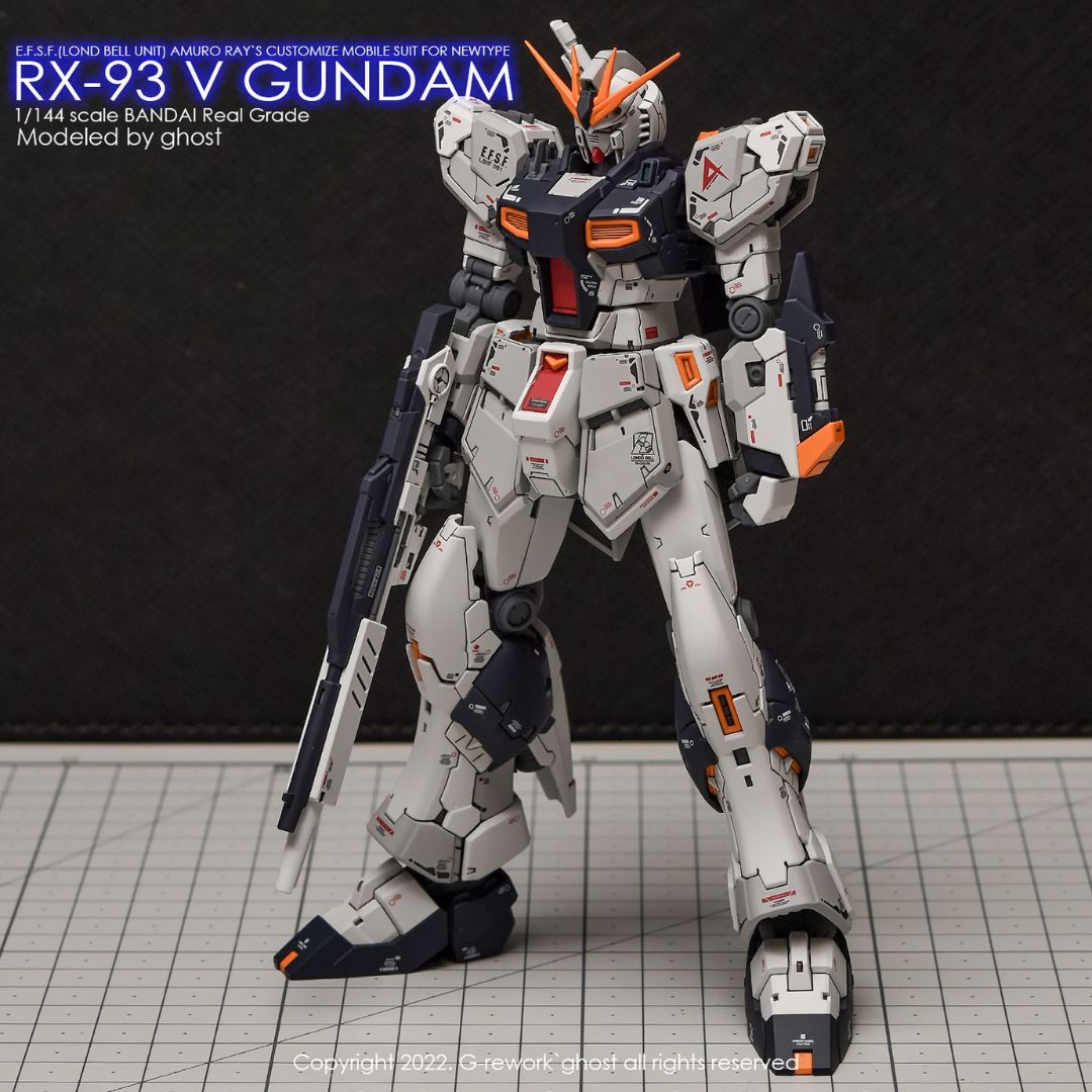 G-Rework Decal - [RG] RX-93 V GUNDAM