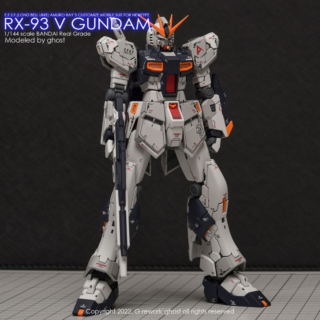 G-Rework Decal - [RG] RX-93 V GUNDAM