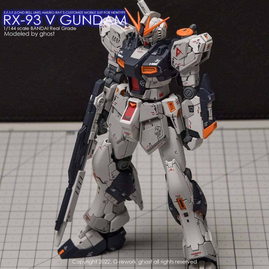 G-Rework Decal - [RG] RX-93 V GUNDAM
