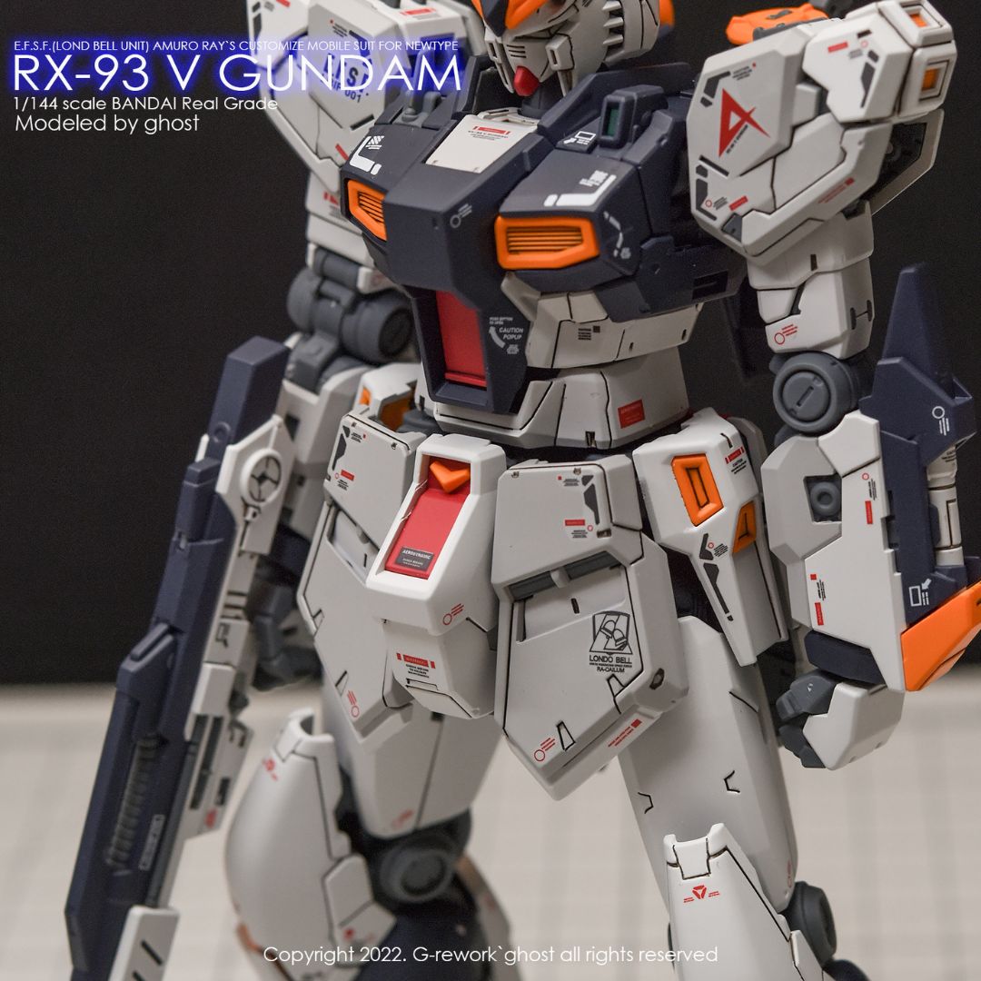 G-Rework Decal - [RG] RX-93 V GUNDAM