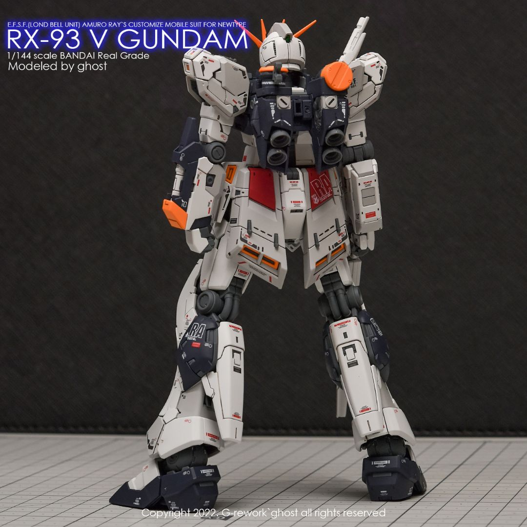 G-Rework Decal - [RG] RX-93 V GUNDAM