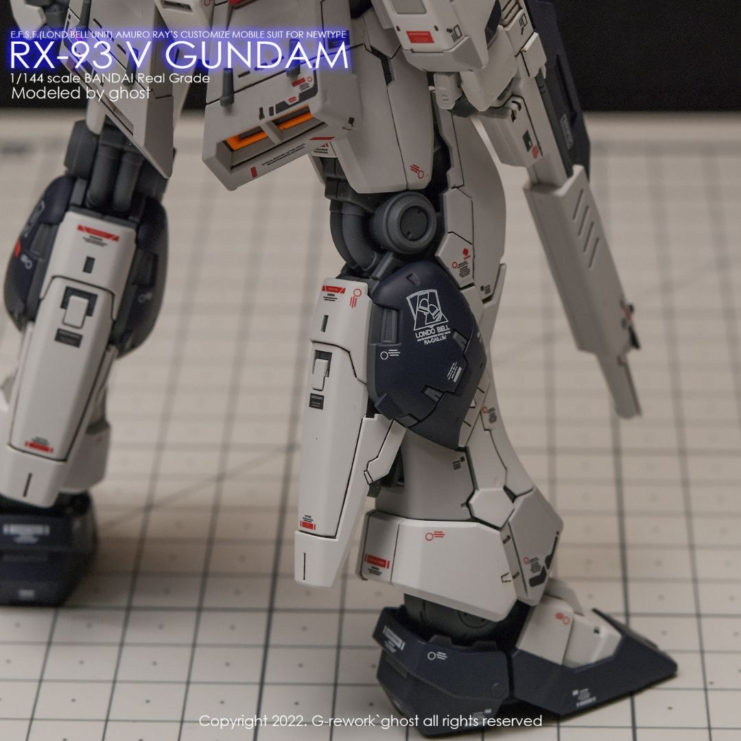G-Rework Decal - [RG] RX-93 V GUNDAM