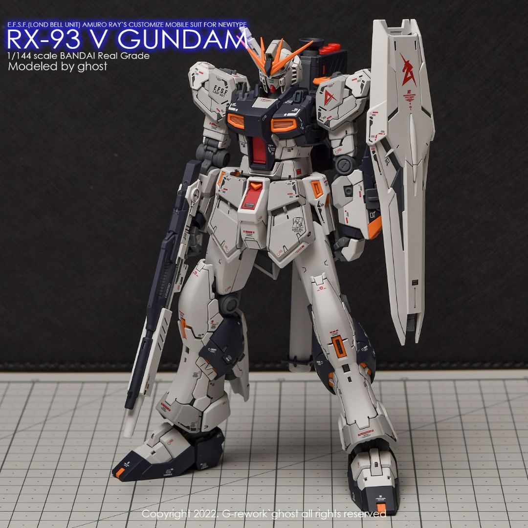 G-Rework Decal - [RG] RX-93 V GUNDAM