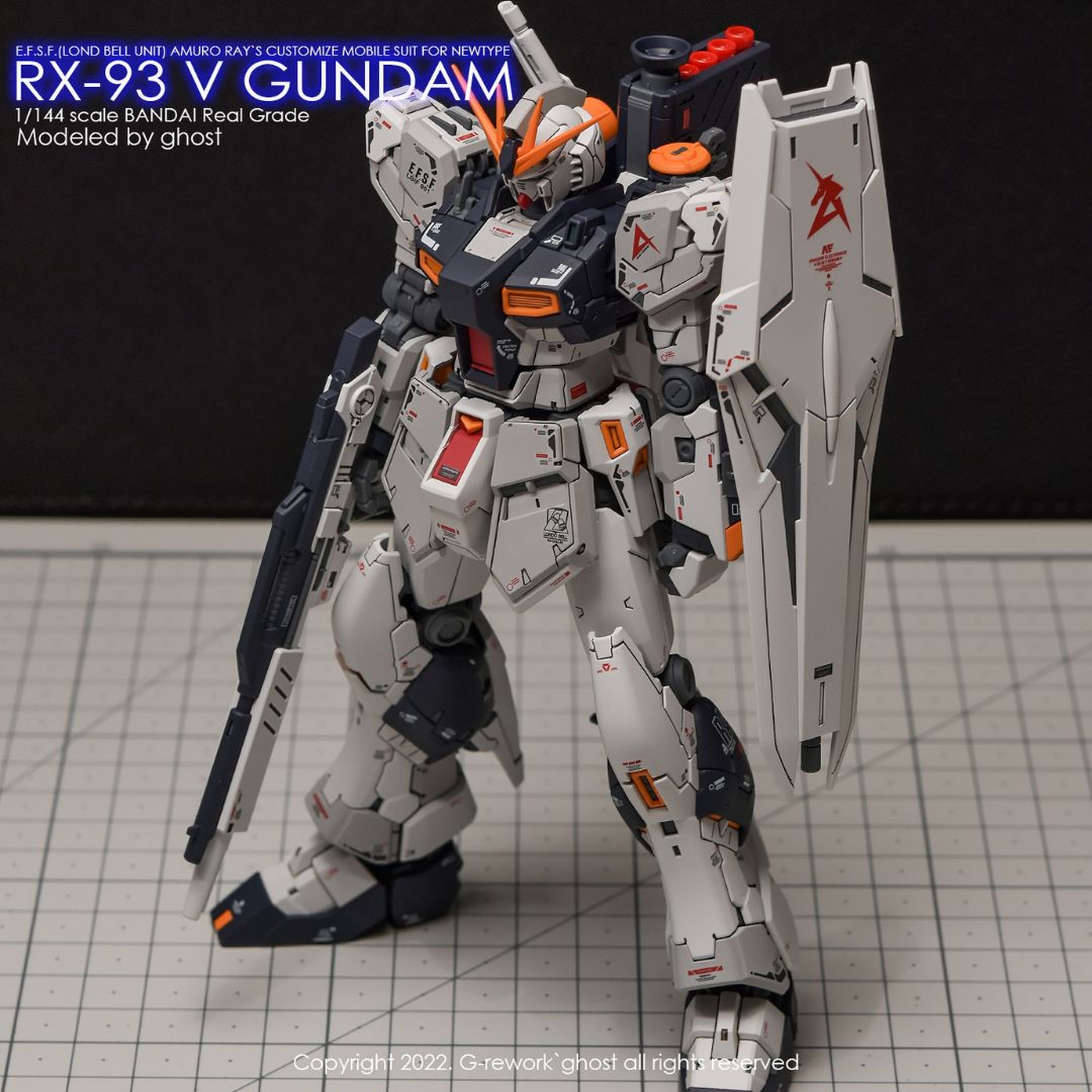 G-Rework Decal - [RG] RX-93 V GUNDAM