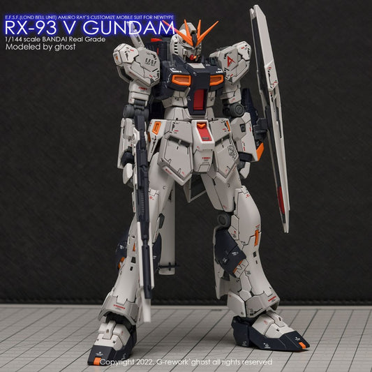 G-Rework Decal - [RG] RX-93 V GUNDAM
