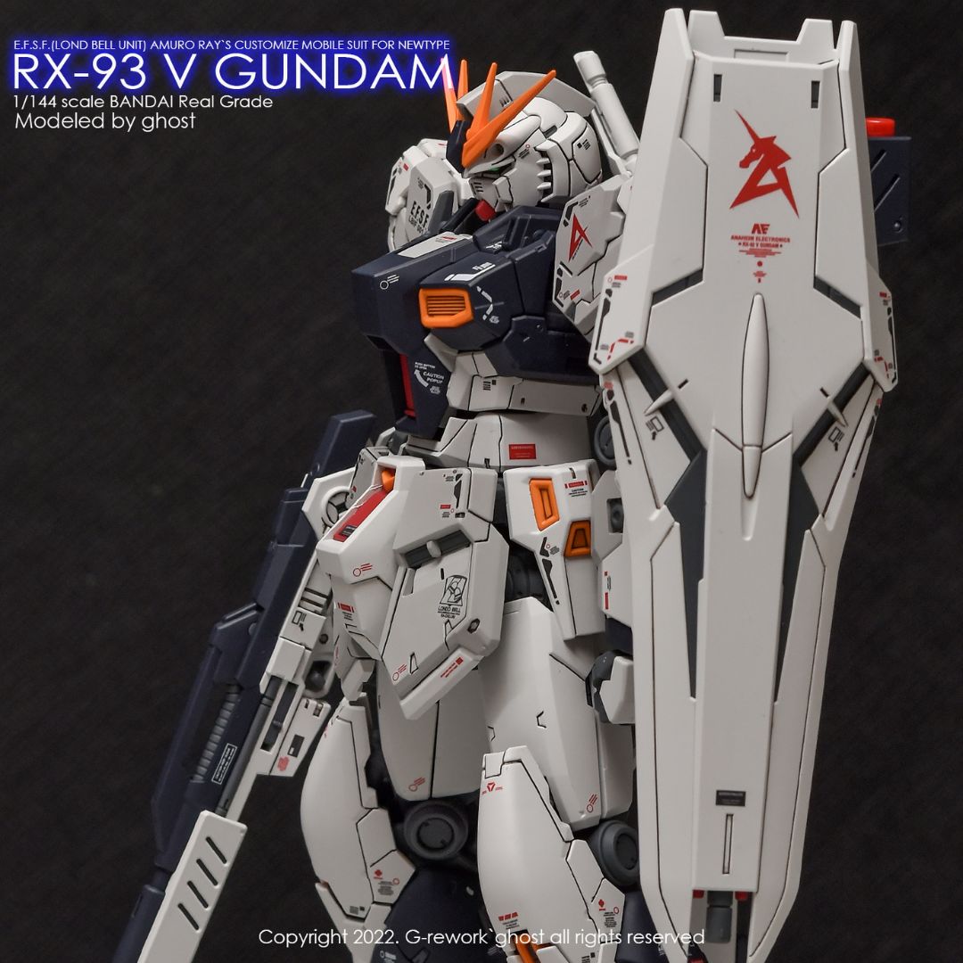 G-Rework Decal - [RG] RX-93 V GUNDAM