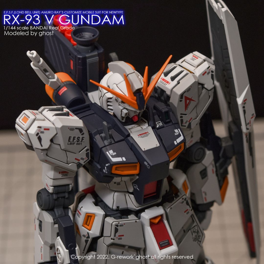 G-Rework Decal - [RG] RX-93 V GUNDAM